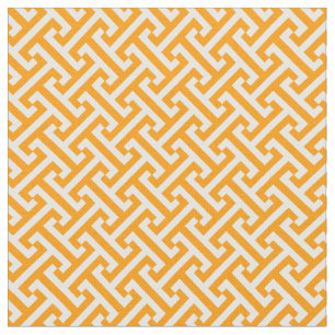 Tela Modelo de clave griega naranja