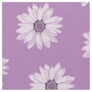 Tela Modelo de flores púrpura femenino floral