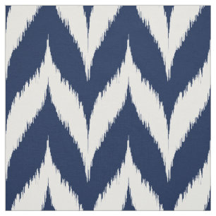 Tela Modelo de Ikat Chevron de la marina de guerra