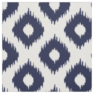 Tela Modelo de Ikat de la marina de guerra
