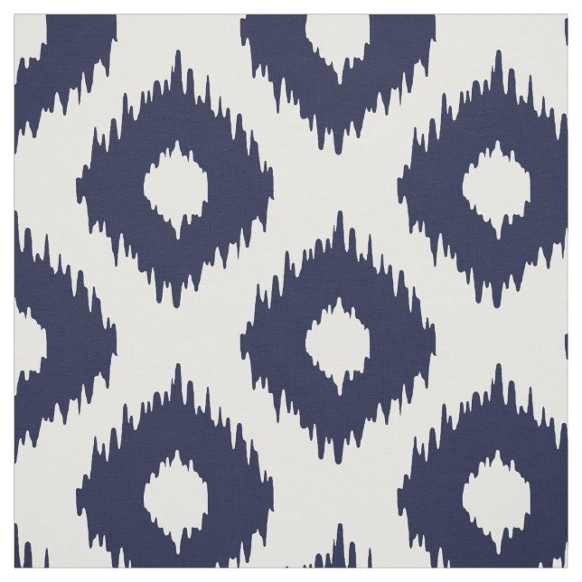 Tela Modelo de Ikat de la marina de guerra (Retal)
