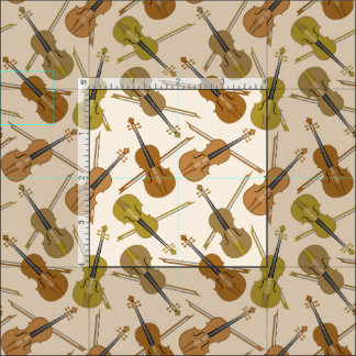 Tela Modelo de la impresión del violín