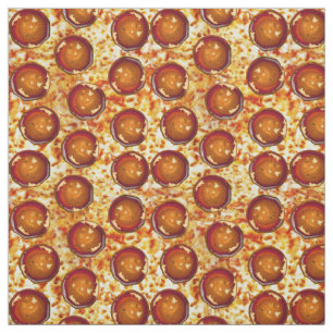 Tela Modelo de la pizza de queso de los salchichones