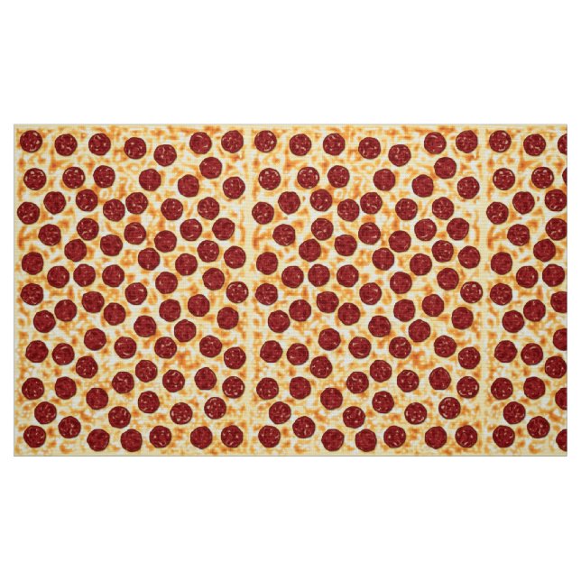 Tela Modelo de la pizza de salchichones ("Cuarto gordo" (fat quarter))