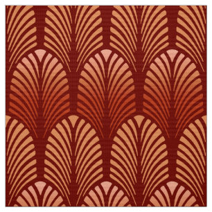 Tela Modelo de la pluma del art déco, mandarina