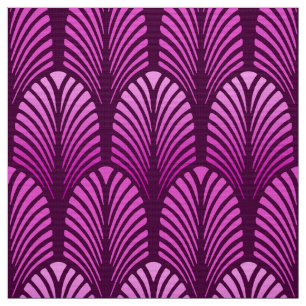 Tela Modelo de la pluma del art déco, púrpura Amethys
