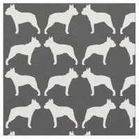 Modelo de las siluetas de Boston Terrier