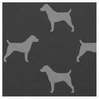 Modelo de las siluetas de Jack Russell Terrier