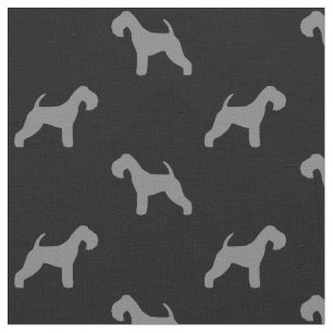 Tela Modelo de las siluetas de Lakeland Terrier