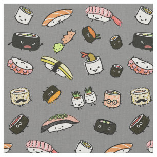 Tela Modelo de los caracteres del sushi