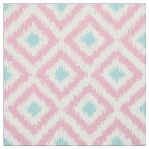 Tela Modelo de los diamantes de Ikat de la menta del