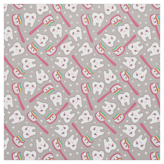 Tela Modelo de los dientes del arco iris (Retal)