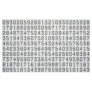 Tela Modelo de los números