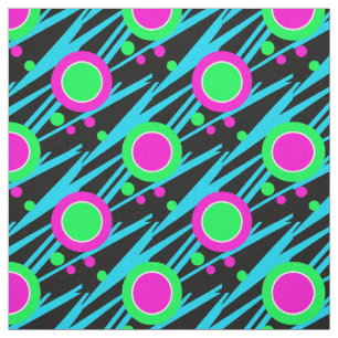 Tela Modelo de lunar abstracto retro