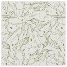 Modelo de moda clásico de las hojas del olivo