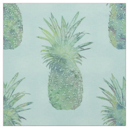 Tela Modelo de moda de la piña de la acuarela