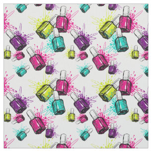 Tela Modelo de neón del esmalte de uñas