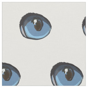 Tela Modelo de ojo de gato azul