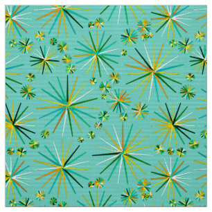 Tela Modelo de Sputnik de los mediados de siglo, verde