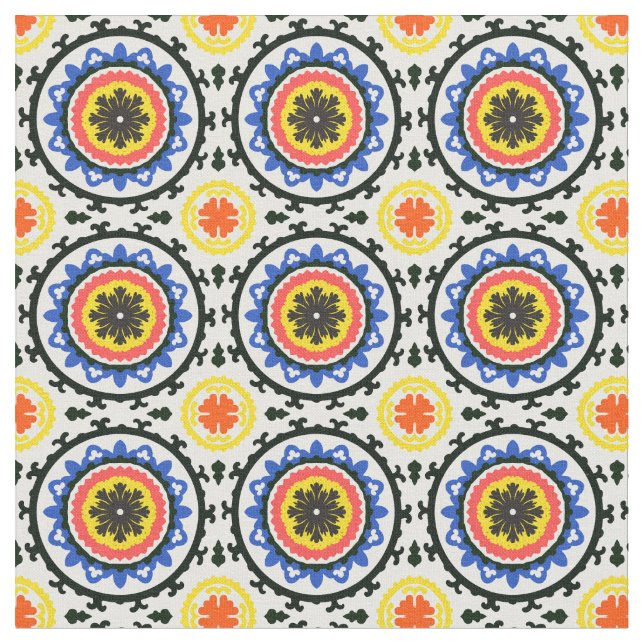 Tela Modelo de Suzani (De cerca)