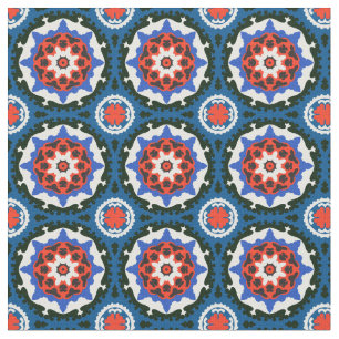 Tela Modelo de Suzani con el ornamento intrépido