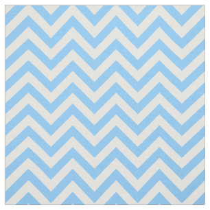 Tela Modelo de zigzag blanco de LG Chevron del azul de