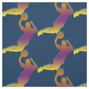 Tela Modelo del arco iris del baloncesto - cambie el