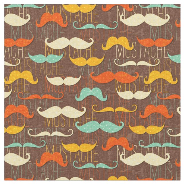 Tela Modelo del bigote (De cerca)