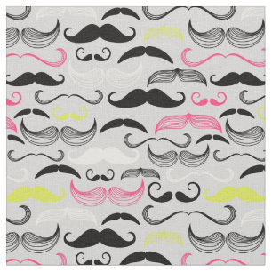 Tela Modelo del bigote, estilo retro