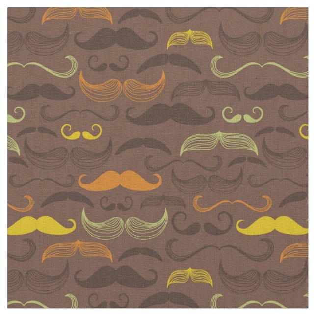 Tela Modelo del bigote, estilo retro 5 (De cerca)
