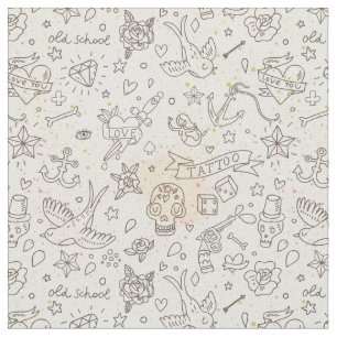 Tela Modelo del concepto del tatuaje