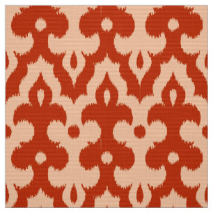 Tela Modelo del damasco de Ikat del marroquí, mandarin