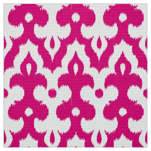 Tela Modelo del damasco de Ikat del marroquí, rosado