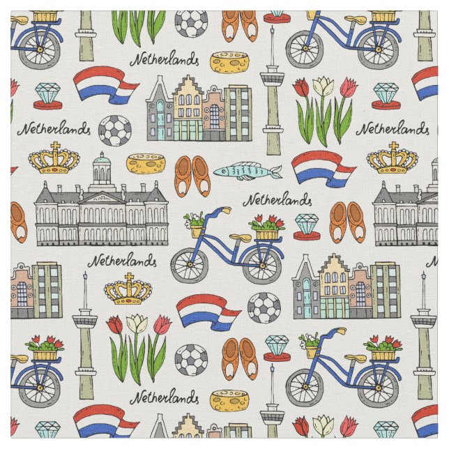 Tela Modelo del Doodle de Netherland (De cerca)