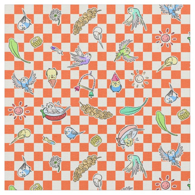 Tela Modelo del loro de Budgie (De cerca)