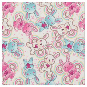 Tela Modelo del niño de Kawaii con Doodles lindos