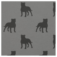 Modelo del perro de las siluetas de Staffordshire