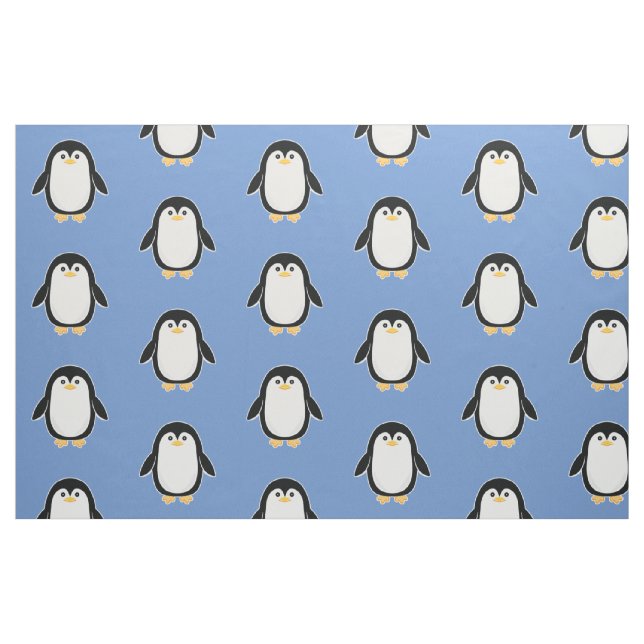 Tela Modelo del pingüino del bebé ("Cuarto gordo" (fat quarter))