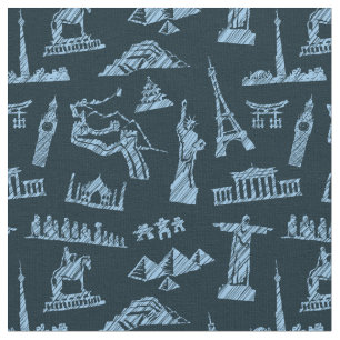 Tela Modelo del viaje en modelo de los azules