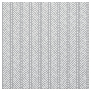 Tela Modelo dibujado mano gris de Chevron