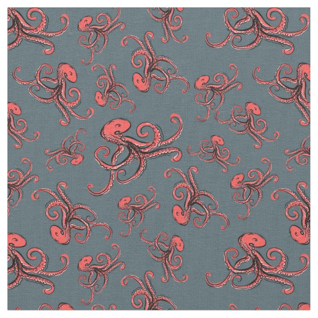Tela Modelo disimulado del pulpo (De cerca)