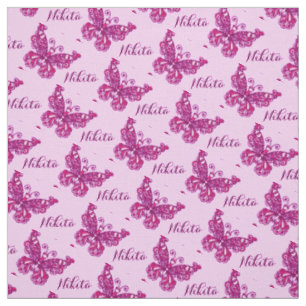 Tela Modelo estilizado personalizado de la mariposa