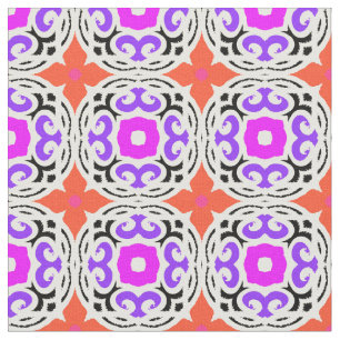 Tela Modelo étnico con adornos marroquíes