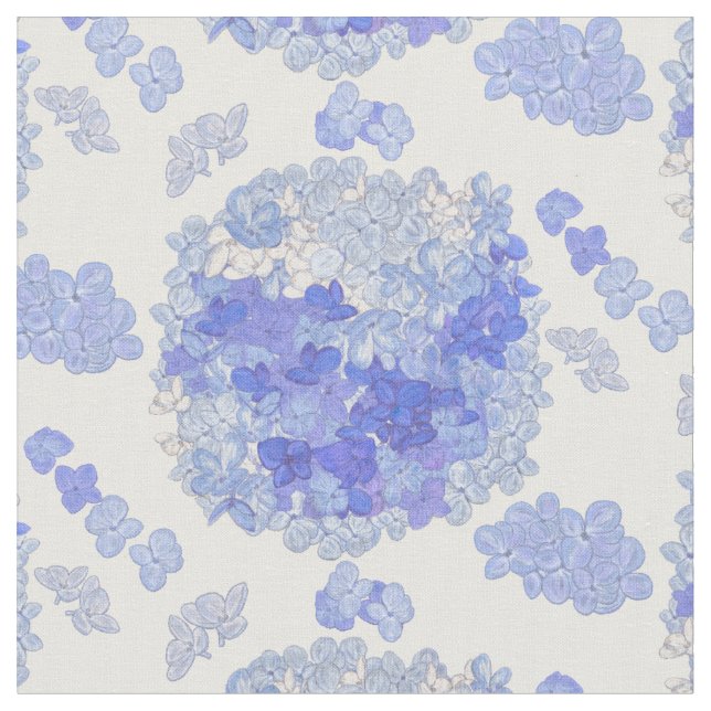 Tela Modelo floral 2 del Hydrangea (De cerca)