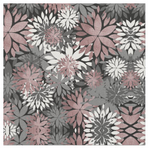 Tela Modelo floral del ilustracion del oro color de