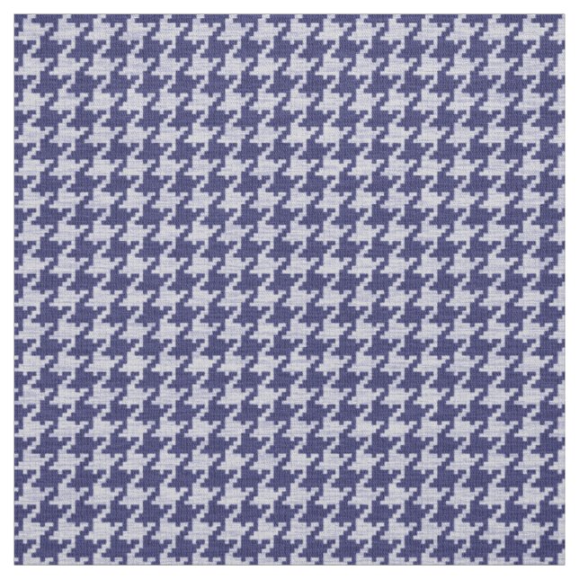 Tela Modelo geométrico azul y blanco de Houndstooth (Retal)