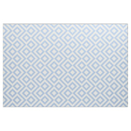 Tela Modelo geométrico del meandro azul claro y blanco