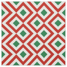 Modelo geométrico del navidad rojo, blanco, verde