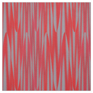 Tela Modelo geométrico gris rojo de la impresión de l