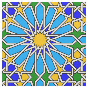 Tela Modelo geométrico islámico